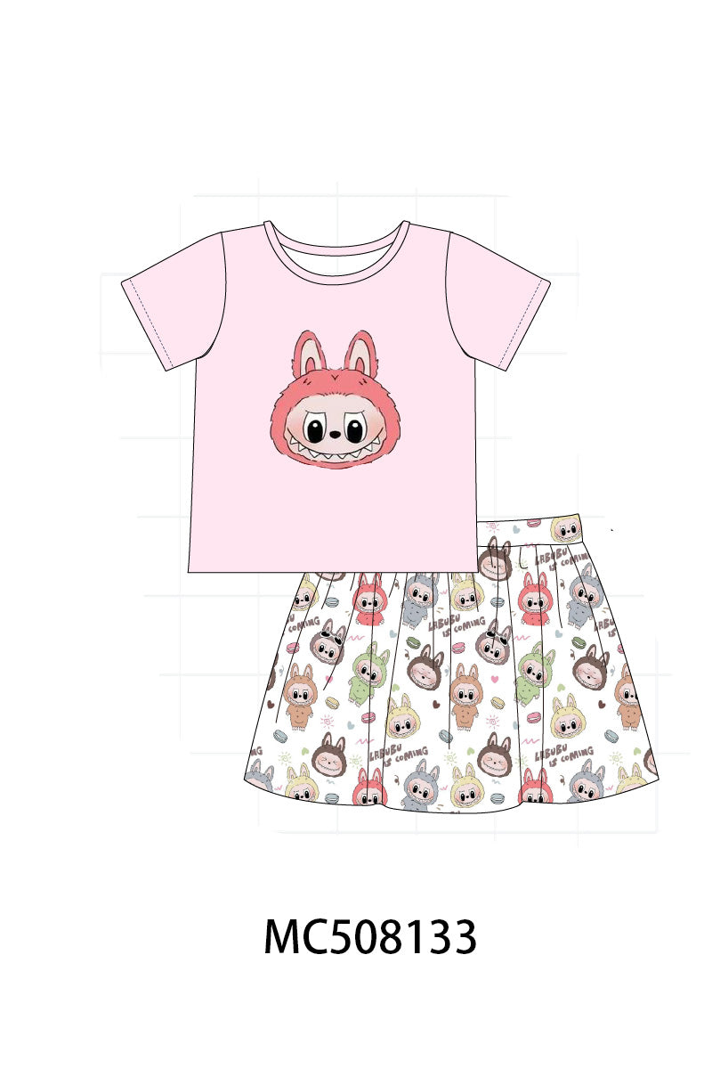 PO64 Blue & pink character applique collection