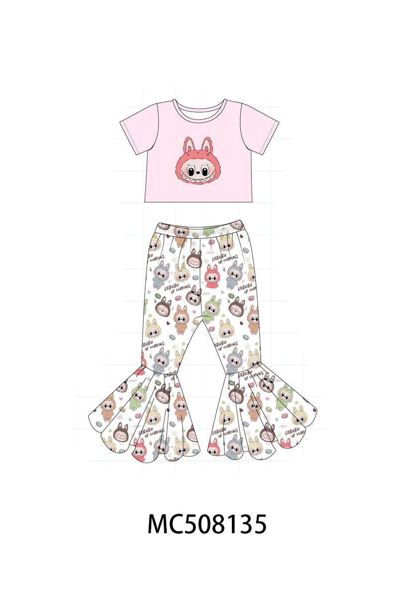 PO64 Blue & pink character applique collection