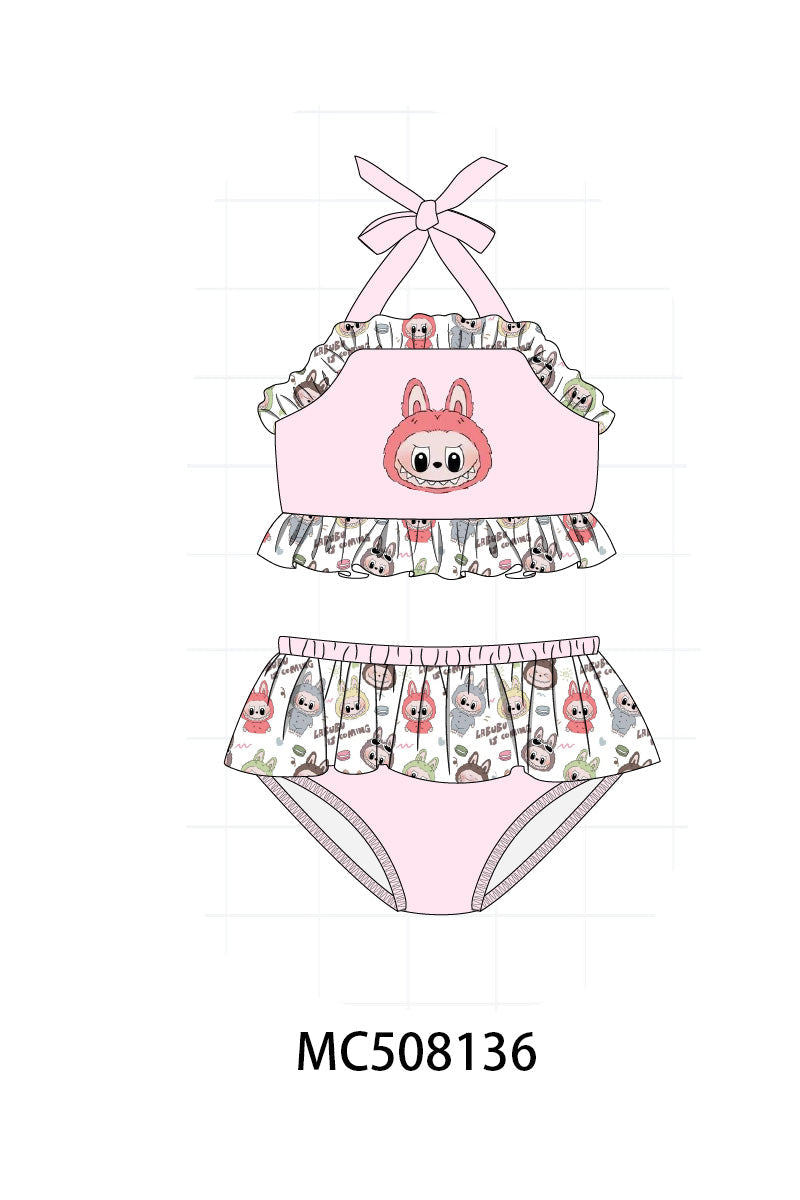 PO64 Blue & pink character applique collection