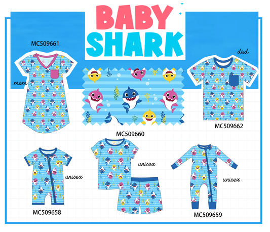 PO68 Blue baby shark print collection