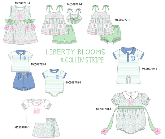 PO68 Floral monogram embroidery collection