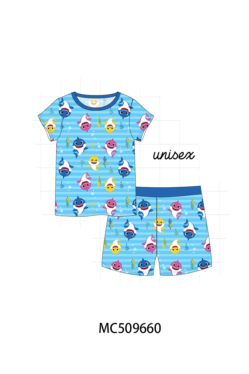 PO68 Blue baby shark print collection