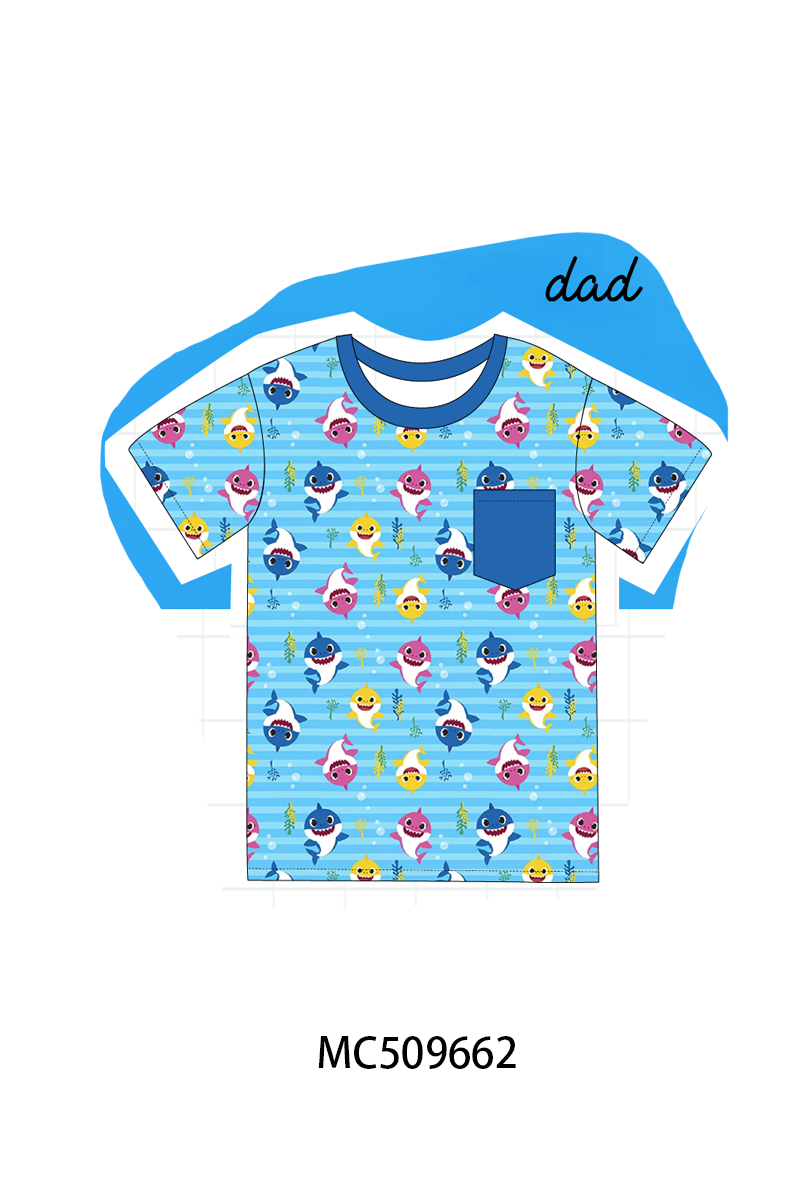 PO68 Blue baby shark print collection